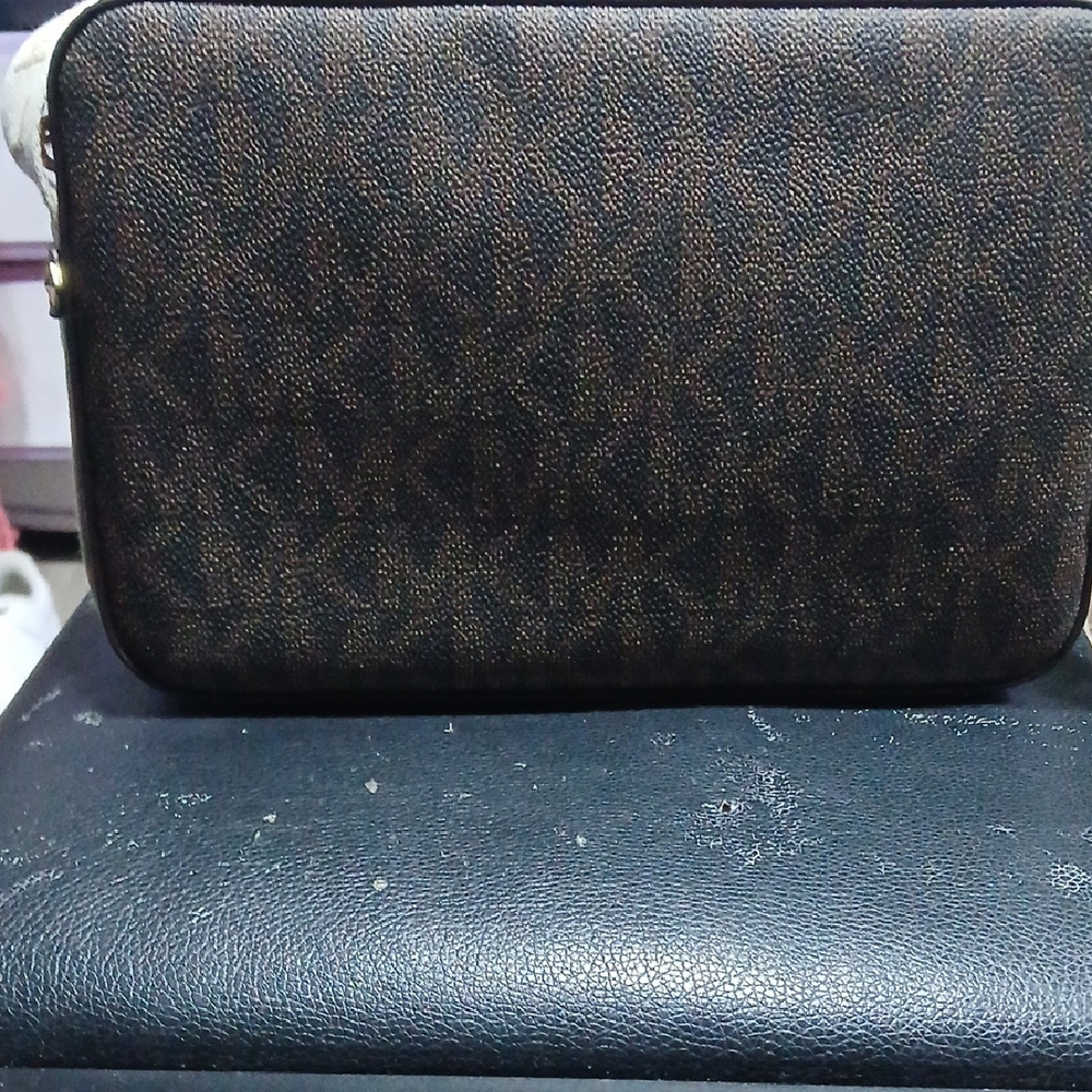 Men's Brown Patterned Bag